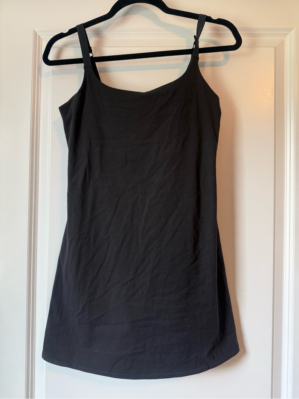 Prana Black Mini Slip Dress with Adjustable Straps